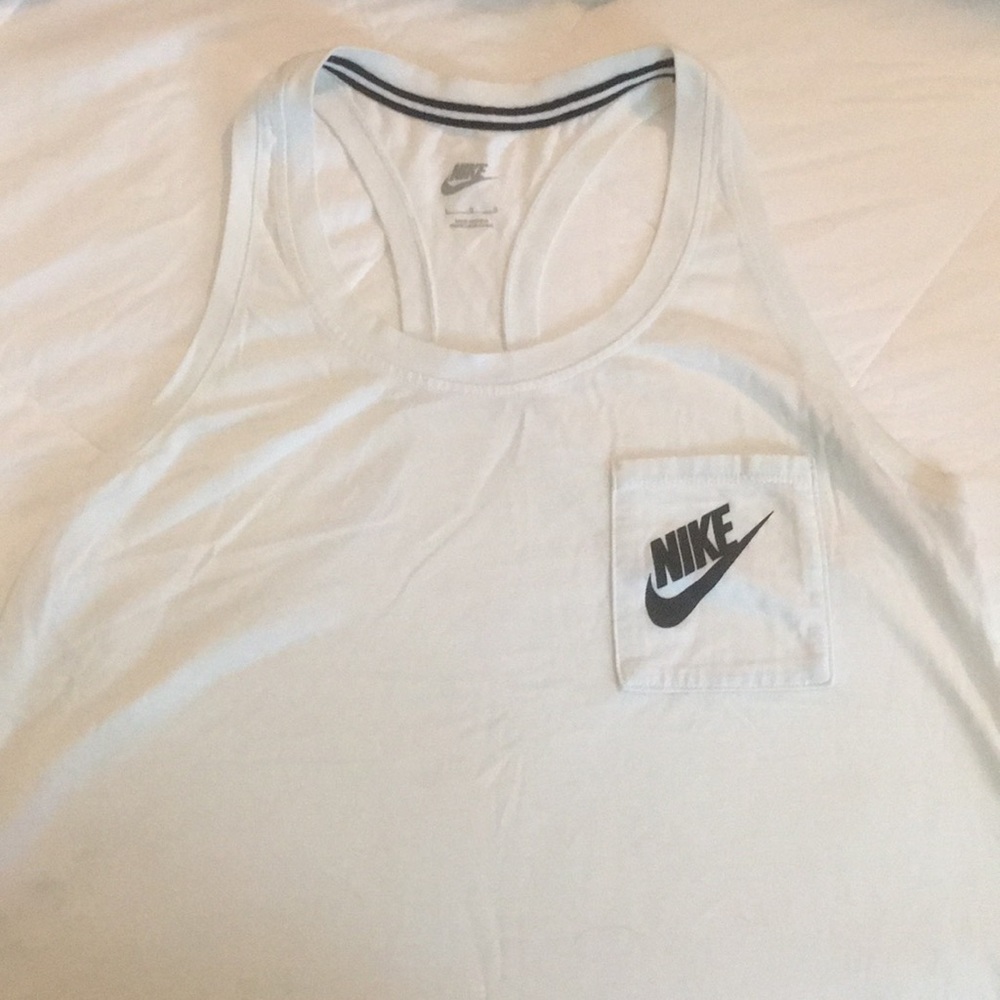 Nike Crossback Tank in White